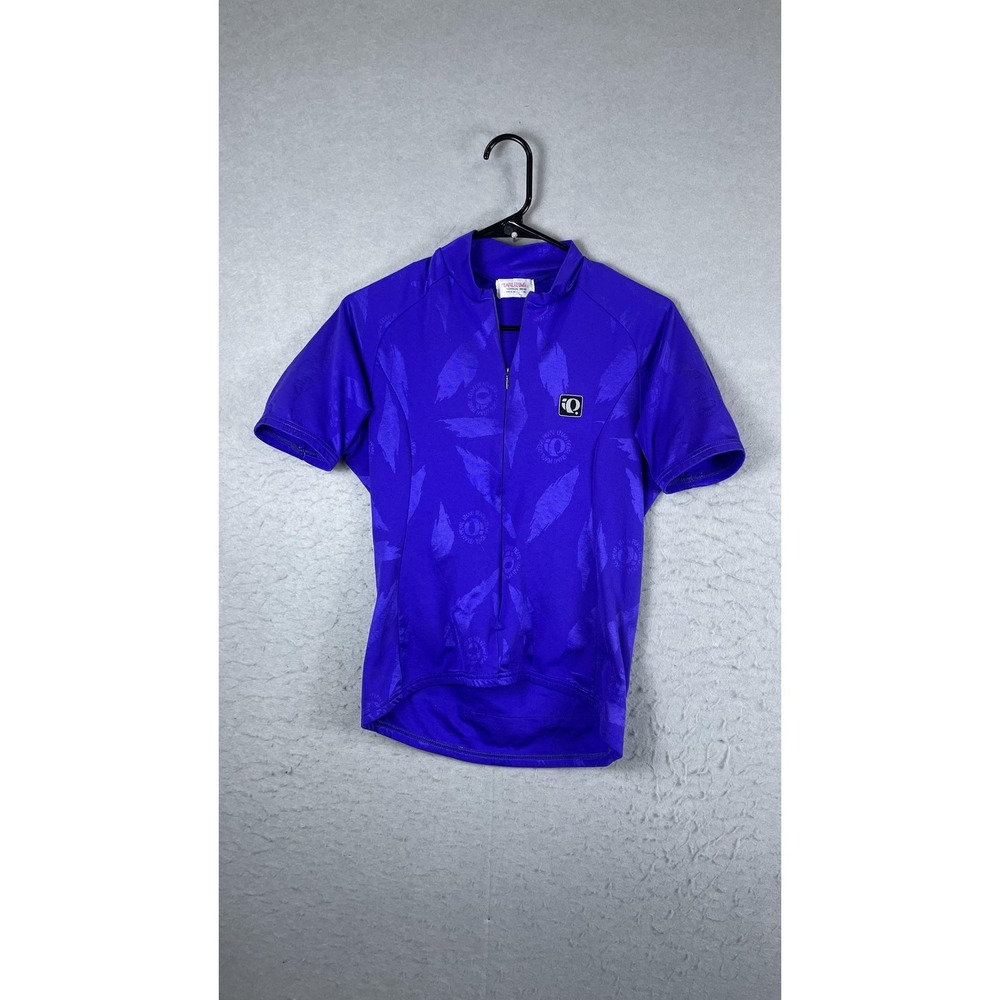 Vintage Pearl Izumi Womens Cycling Jersey 10‎ Purple Made USA Short Sleeve Bike